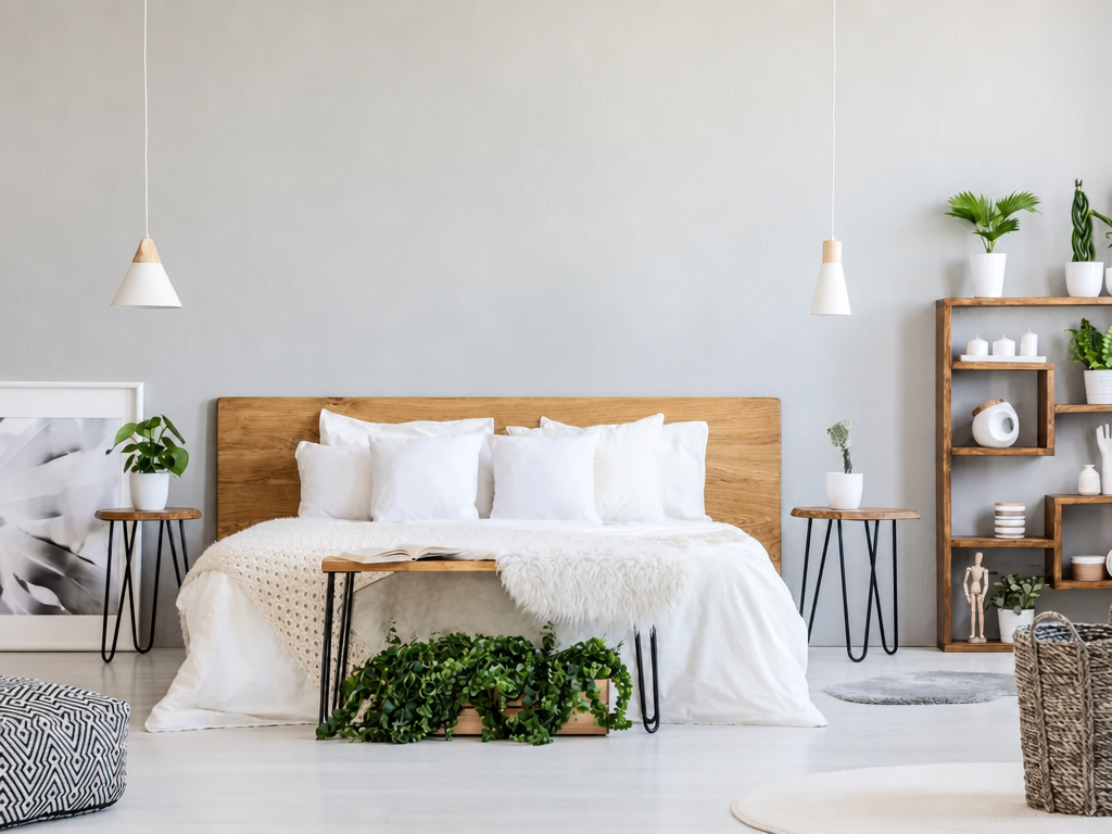 bedroom setup to reduce EMF exposure